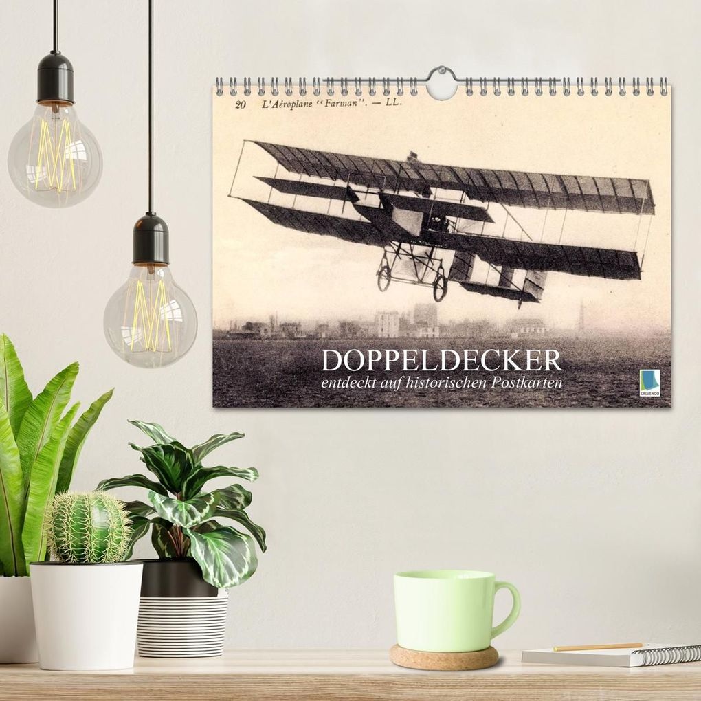 Weitere Ansicht: Doppeldecker entdeckt auf historischen Postkarten (Wandkalender 2027 DIN A4 quer), CALVENDO Monatskalender | Calvendo, Calvendo Calvendo