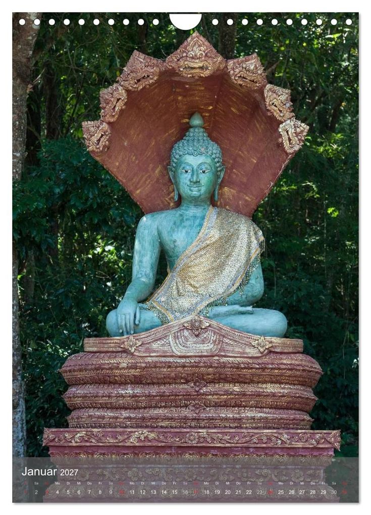 Weitere Ansicht: Buddha - Harmonie und Gelassenheit (Wandkalender 2027 DIN A4 hoch), CALVENDO Monatskalender | Calvendo, BuddhaART, BuddhaART BuddhaART