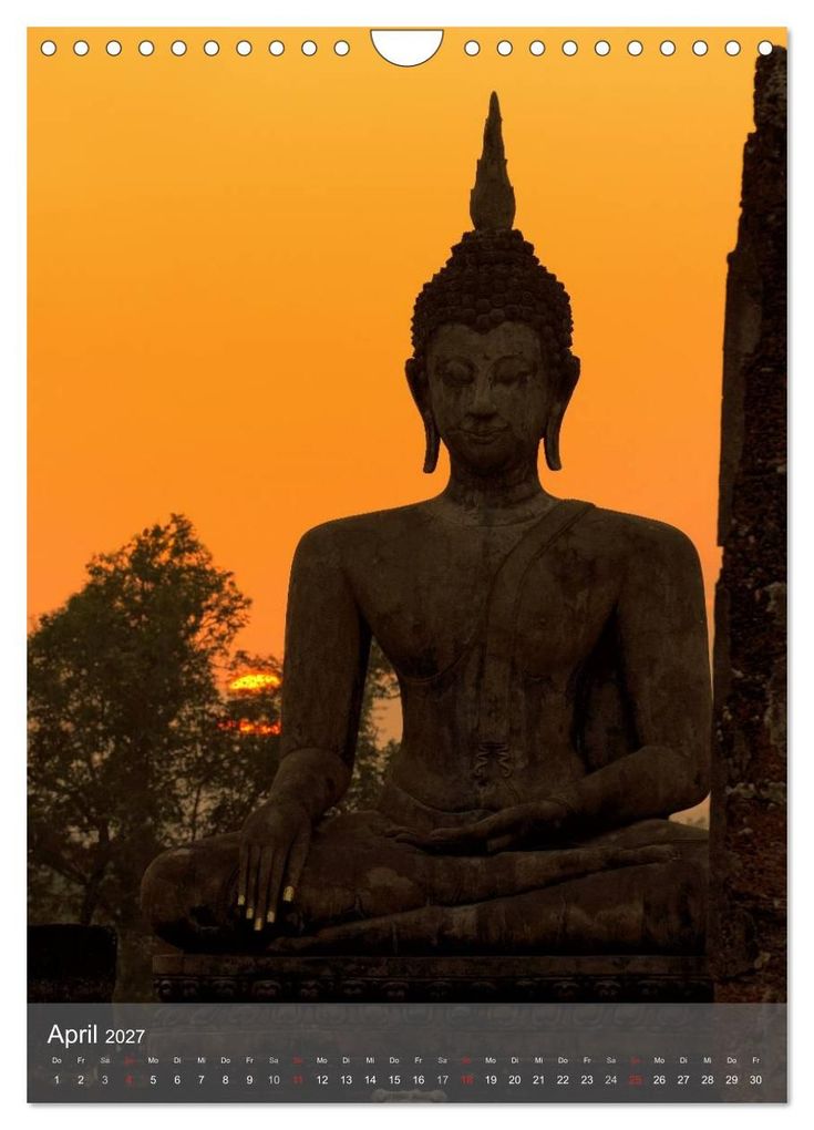 Weitere Ansicht: Buddha - Harmonie und Gelassenheit (Wandkalender 2027 DIN A4 hoch), CALVENDO Monatskalender | Calvendo, BuddhaART, BuddhaART BuddhaART