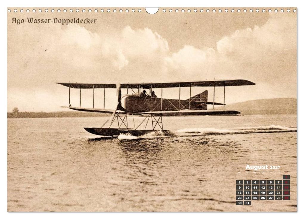 Weitere Ansicht: Doppeldecker entdeckt auf historischen Postkarten (Wandkalender 2027 DIN A3 quer), CALVENDO Monatskalender | Calvendo