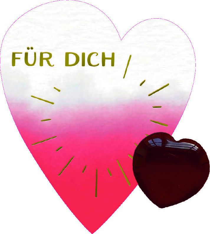 Weitere Ansicht: Halbedelstein-Handschmeichler - Herz "Für dich"