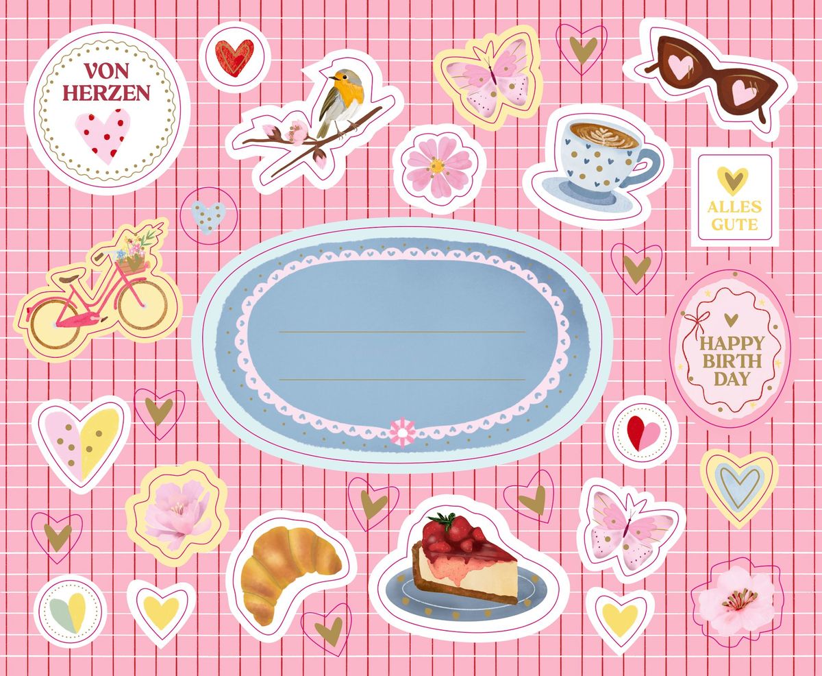 Weitere Ansicht: Stickerbuch - Sticker und Etiketten