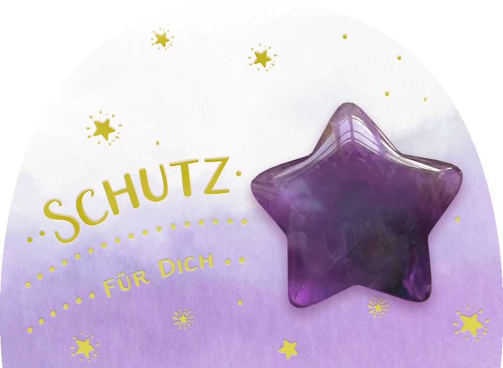 Weitere Ansicht: Halbedelstein-Handschmeichler - Wunschstern für dich