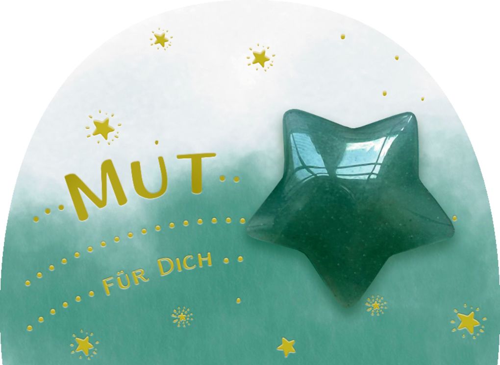 Weitere Ansicht: Halbedelstein-Handschmeichler - Wunschstern für dich