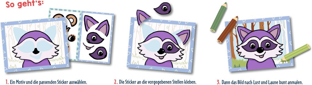 Weitere Ansicht: Mein erstes Sticker-Bastelbuch