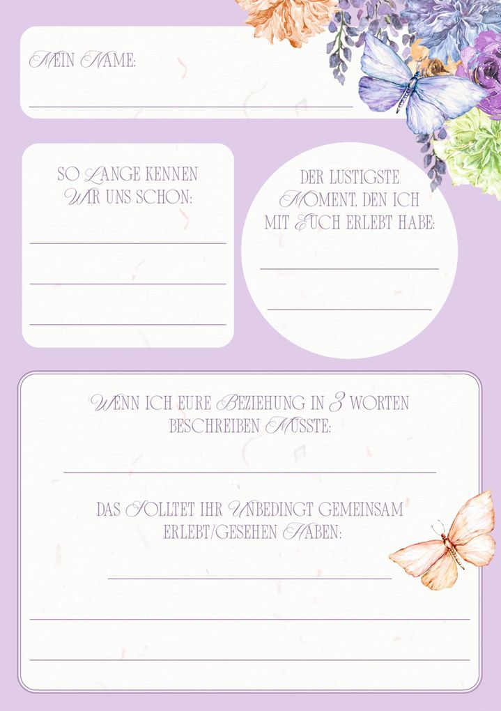 Weitere Ansicht: Gästebuchkarten in Geschenkbox - Hochzeitsmomente