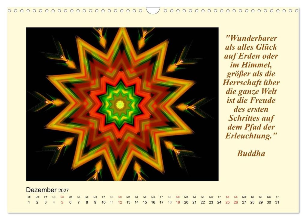 Weitere Ansicht: Meditation - Asiatische Weisheiten (Wandkalender 2027 DIN A3 quer), CALVENDO Monatskalender | Calvendo, Art-Motiva, Art-Motiva Art-Motiva