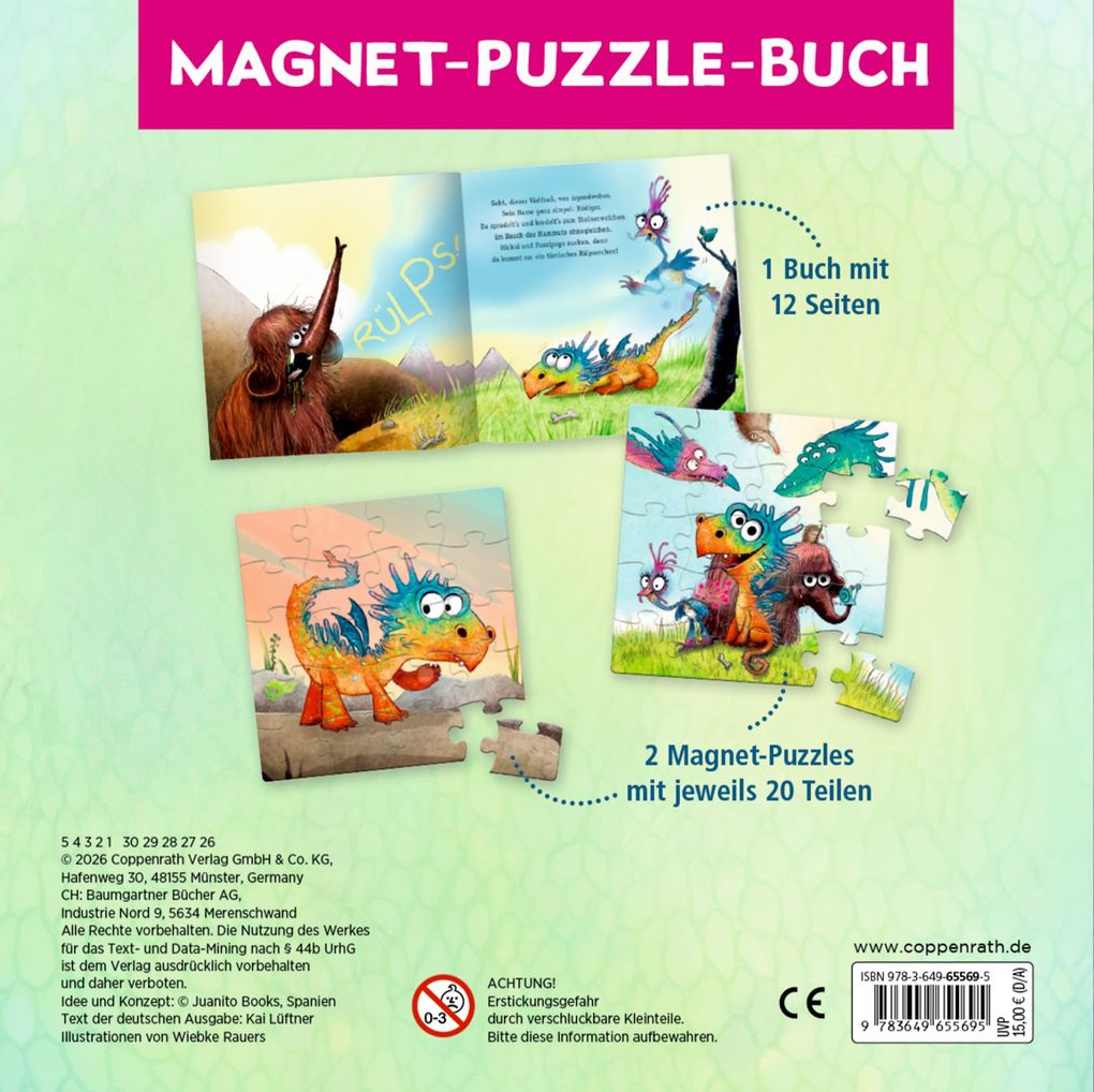 Weitere Ansicht: Magnet-Puzzlebuch: Furzipups | Kai Lüftner