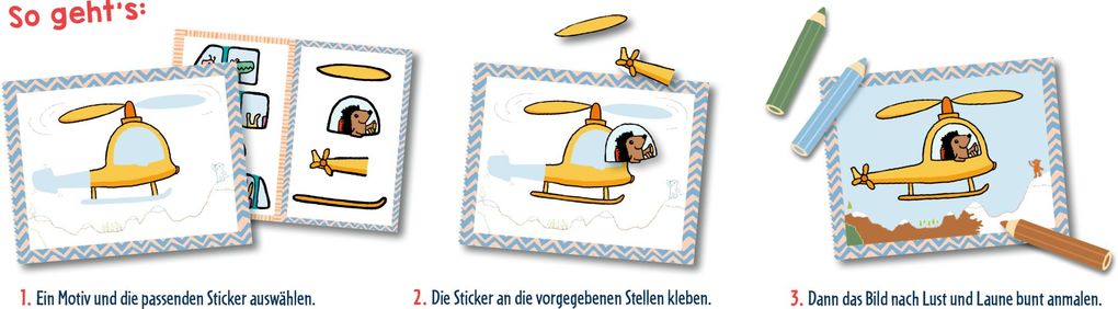 Weitere Ansicht: Mein erstes Sticker-Bastelbuch