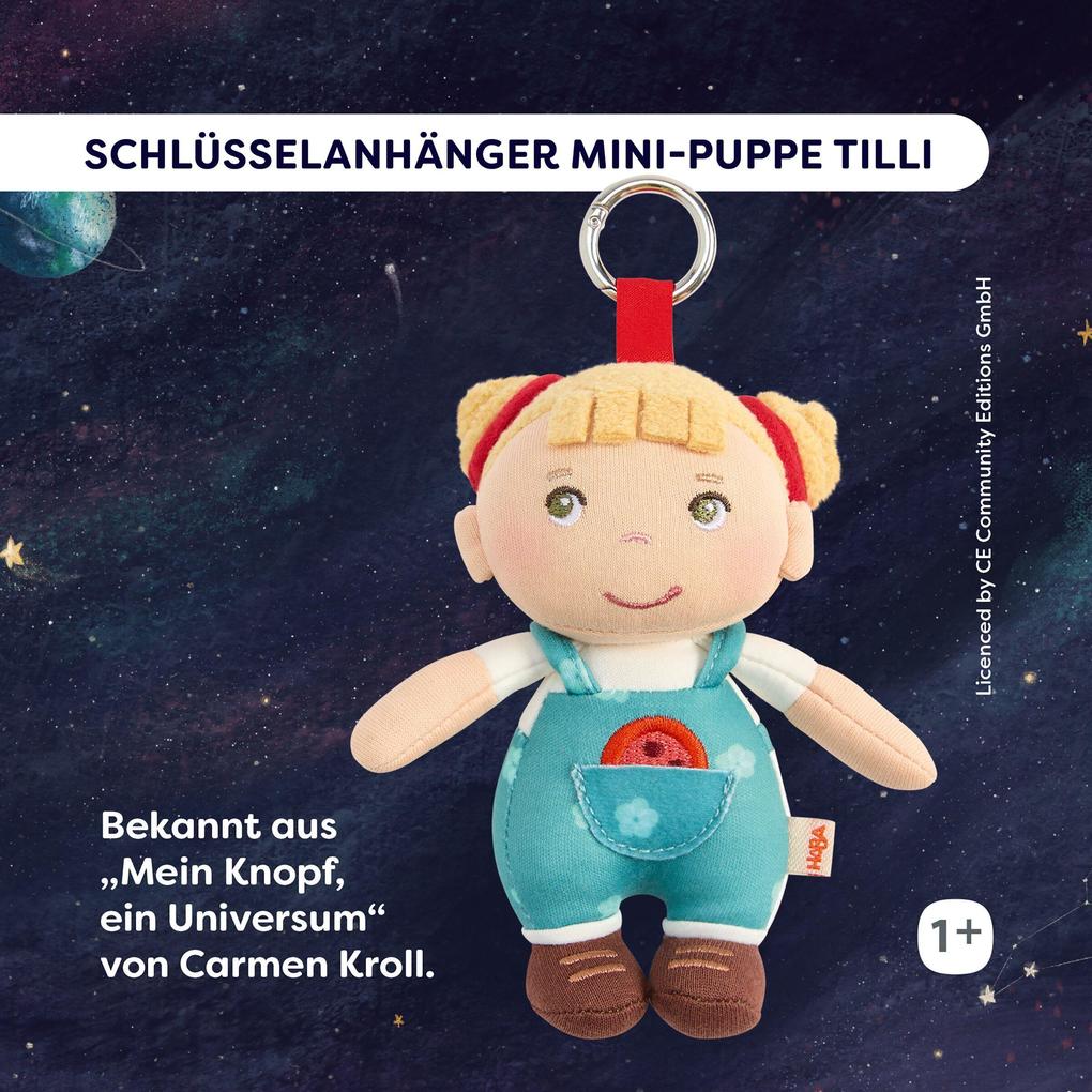 Weitere Ansicht: Schlüsselanhänger Mini-Puppe Tilli | Mirka Schröder