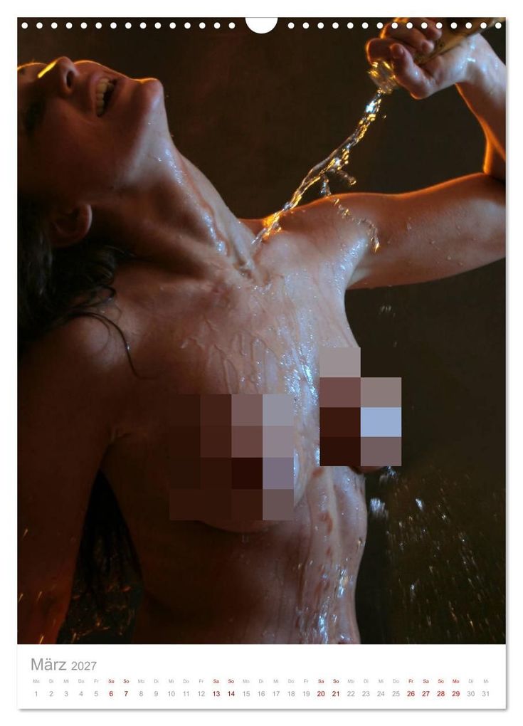 Weitere Ansicht: Perlenglanz - Wassertropfen auf nackter Haut (Wandkalender 2027 DIN A3 hoch), CALVENDO Monatskalender | Lichtgestalt, Calvendo