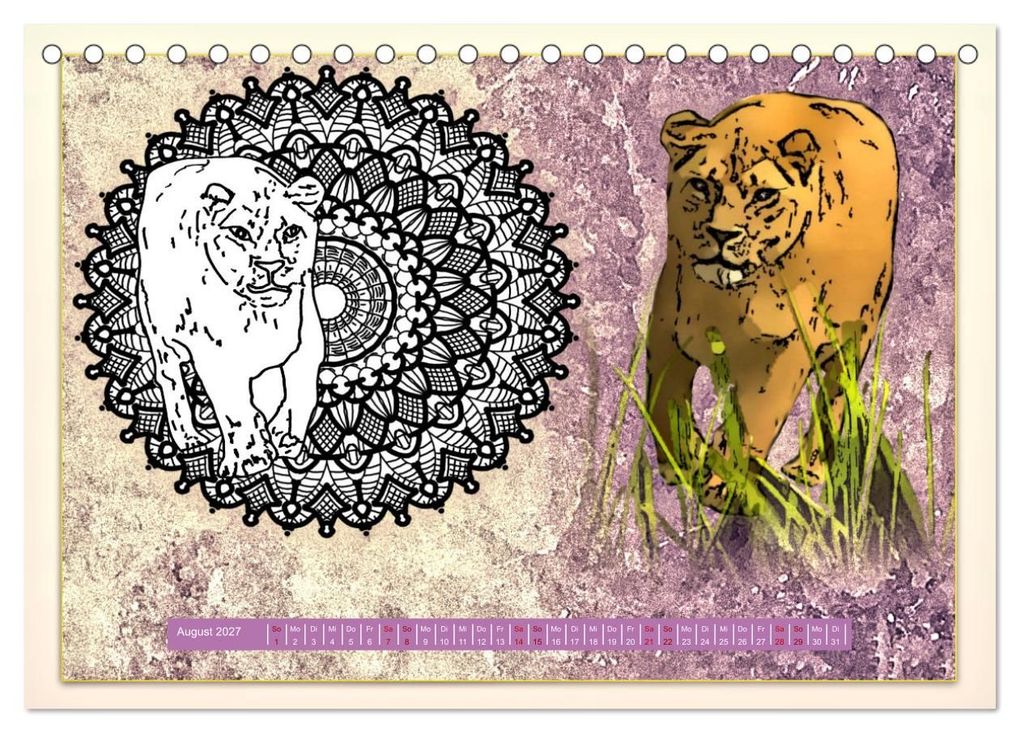 Weitere Ansicht: Mandalas 2027 - Beruhigende Momente (Tischkalender 2027 DIN A5 quer), CALVENDO Monatskalender | Rufebo, Calvendo