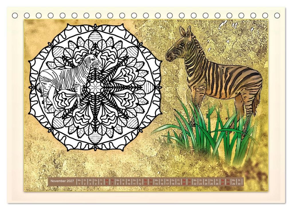 Weitere Ansicht: Mandalas 2027 - Beruhigende Momente (Tischkalender 2027 DIN A5 quer), CALVENDO Monatskalender | Rufebo, Calvendo