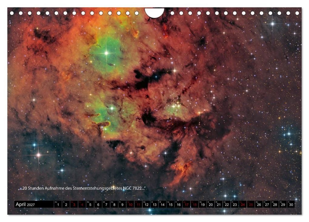 Weitere Ansicht: Astrofotografie - Wunder des Universums (Wandkalender 2027 DIN A4 quer), CALVENDO Monatskalender | Stefan, Calvendo