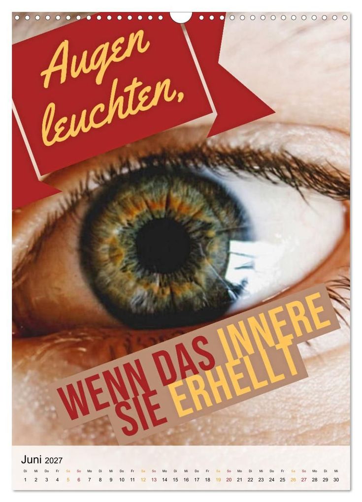 Weitere Ansicht: Dein monatlicher Motivationsschub: Das Leben wird nicht leichter, Du wirst nur stärker. (Wandkalender 2027 DIN A3 hoch), CALVENDO Monatskalender | CALVENDO