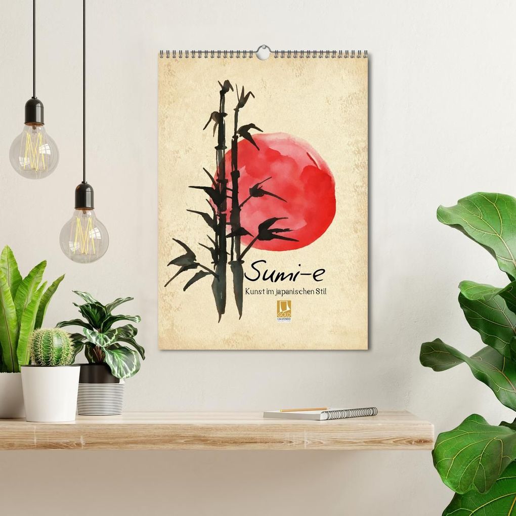 Weitere Ansicht: Sumi-e Kunst im japanischen Stil (Wandkalender 2027 DIN A3 hoch), CALVENDO Monatskalender | Lucia, Calvendo