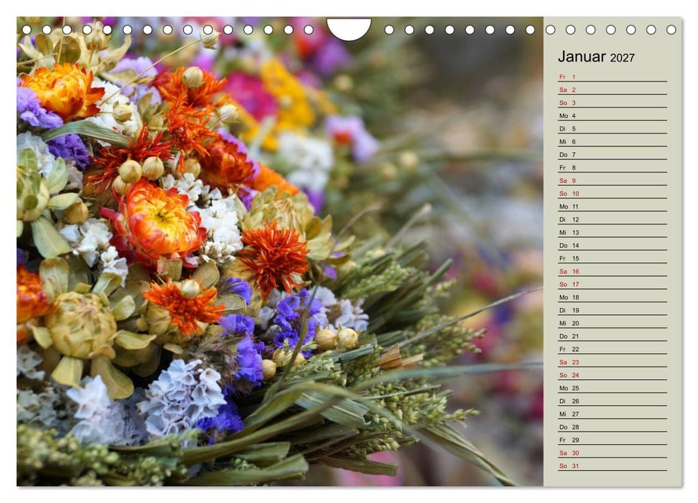 Weitere Ansicht: In Weimar ist Zwiebelmarkt (Wandkalender 2027 DIN A4 quer), CALVENDO Monatskalender | Flori0, Calvendo