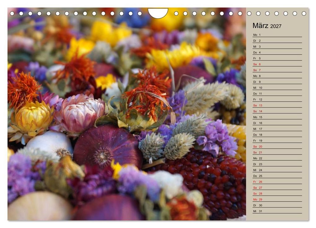 Weitere Ansicht: In Weimar ist Zwiebelmarkt (Wandkalender 2027 DIN A4 quer), CALVENDO Monatskalender | Flori0, Calvendo
