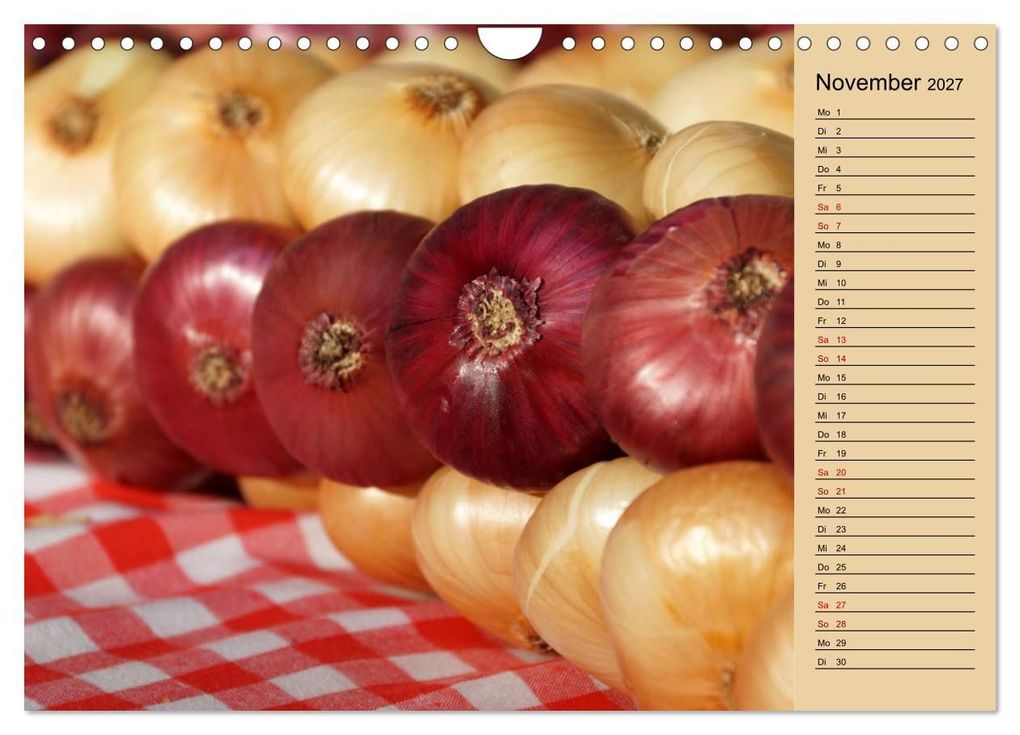 Weitere Ansicht: In Weimar ist Zwiebelmarkt (Wandkalender 2027 DIN A4 quer), CALVENDO Monatskalender | Flori0, Calvendo