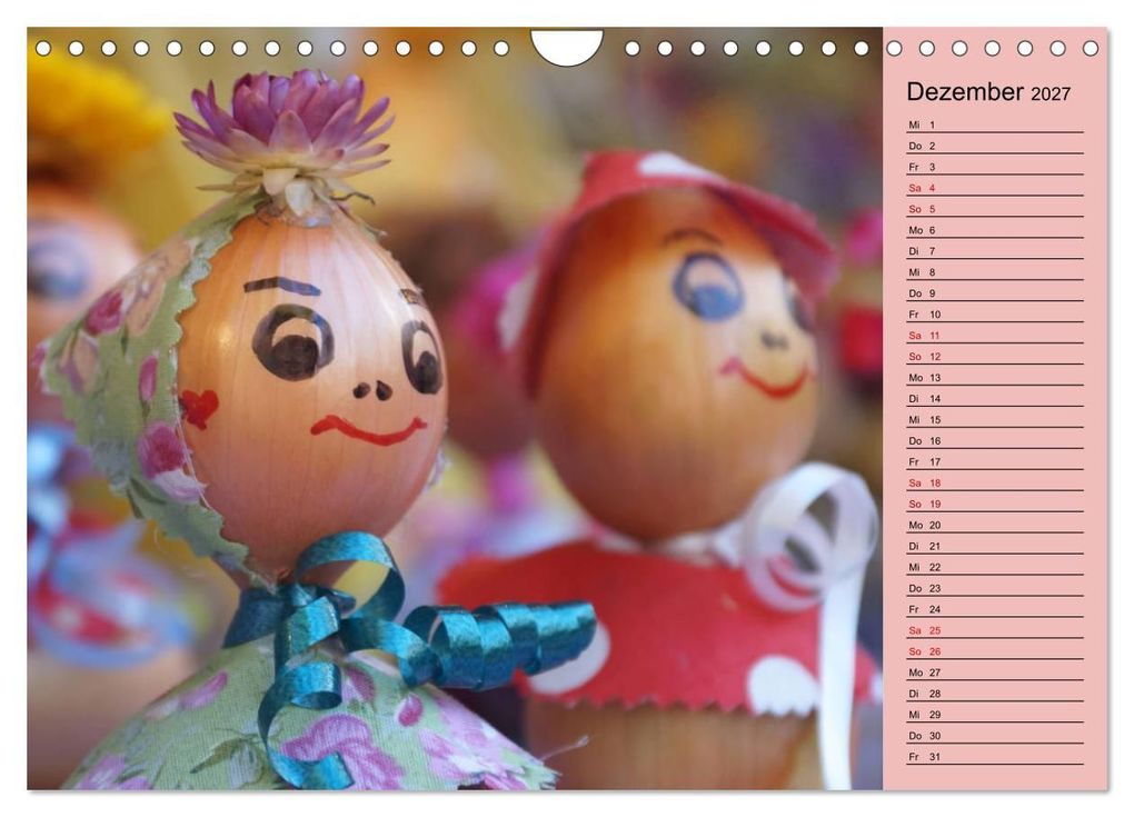 Weitere Ansicht: In Weimar ist Zwiebelmarkt (Wandkalender 2027 DIN A4 quer), CALVENDO Monatskalender | Flori0, Calvendo