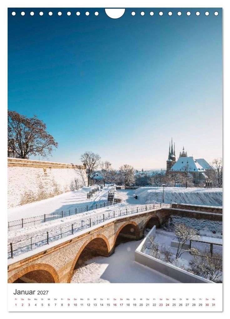 Weitere Ansicht: Erfurt - Die romantische Altstadt (Wandkalender 2027 DIN A4 hoch), CALVENDO Monatskalender | SnapArt, Calvendo