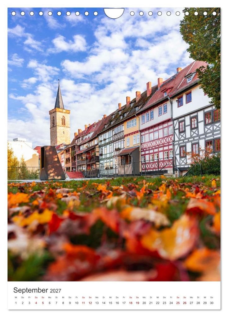 Weitere Ansicht: Erfurt - Die romantische Altstadt (Wandkalender 2027 DIN A4 hoch), CALVENDO Monatskalender | SnapArt, Calvendo