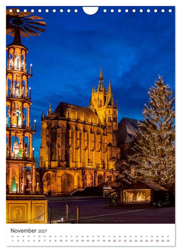 Weitere Ansicht: Erfurt - Die romantische Altstadt (Wandkalender 2027 DIN A4 hoch), CALVENDO Monatskalender | SnapArt, Calvendo
