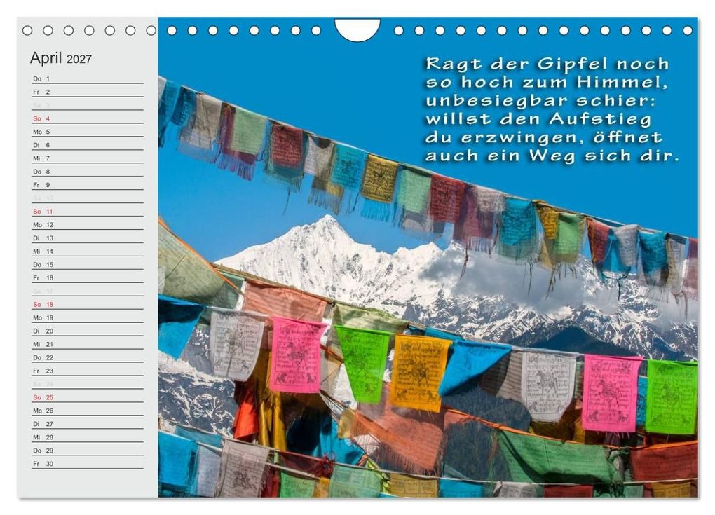 Weitere Ansicht: BUDDHA Buddhistische Weisheiten (Wandkalender 2027 DIN A4 quer), CALVENDO Monatskalender | BuddhaART, Calvendo