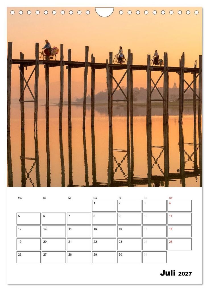 Weitere Ansicht: MYANMAR - Mein Urlaubsplaner (Wandkalender 2027 DIN A4 hoch), CALVENDO Monatskalender | BuddhaART, Calvendo