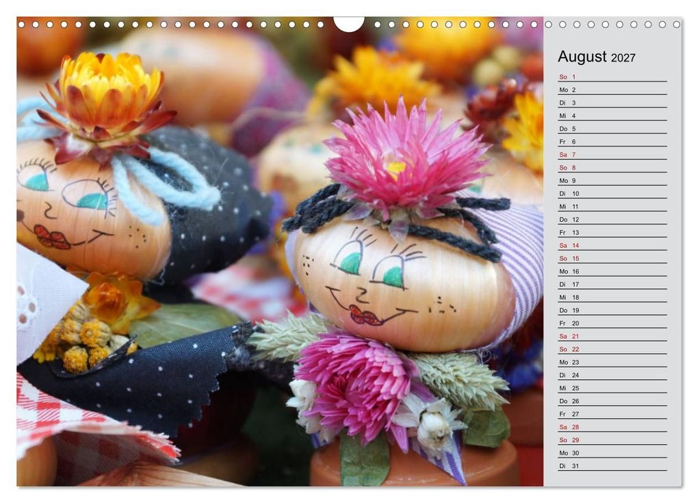 Weitere Ansicht: In Weimar ist Zwiebelmarkt (Wandkalender 2027 DIN A3 quer), CALVENDO Monatskalender | Flori0, Calvendo