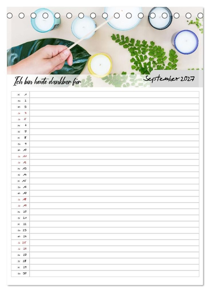 Weitere Ansicht: Ich bin dankbar - ein Jahr voller Yoga und Achtsamkeit - Yoga Kalender (Tischkalender 2027 DIN A5 hoch), CALVENDO Monatskalender | MD-Publishing, Calvendo