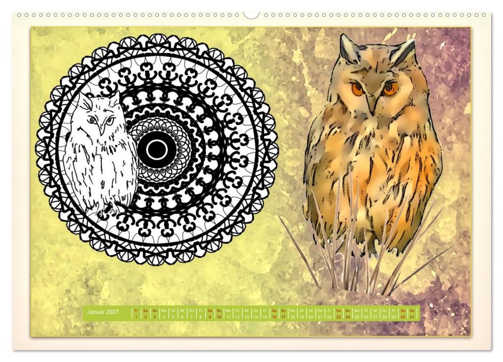 Weitere Ansicht: Mandalas 2027 - Beruhigende Momente (Wandkalender 2027 DIN A2 quer), CALVENDO Monatskalender | Rufebo, Calvendo