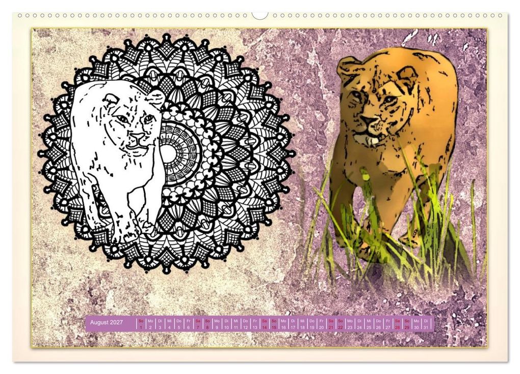 Weitere Ansicht: Mandalas 2027 - Beruhigende Momente (Wandkalender 2027 DIN A2 quer), CALVENDO Monatskalender | Rufebo, Calvendo