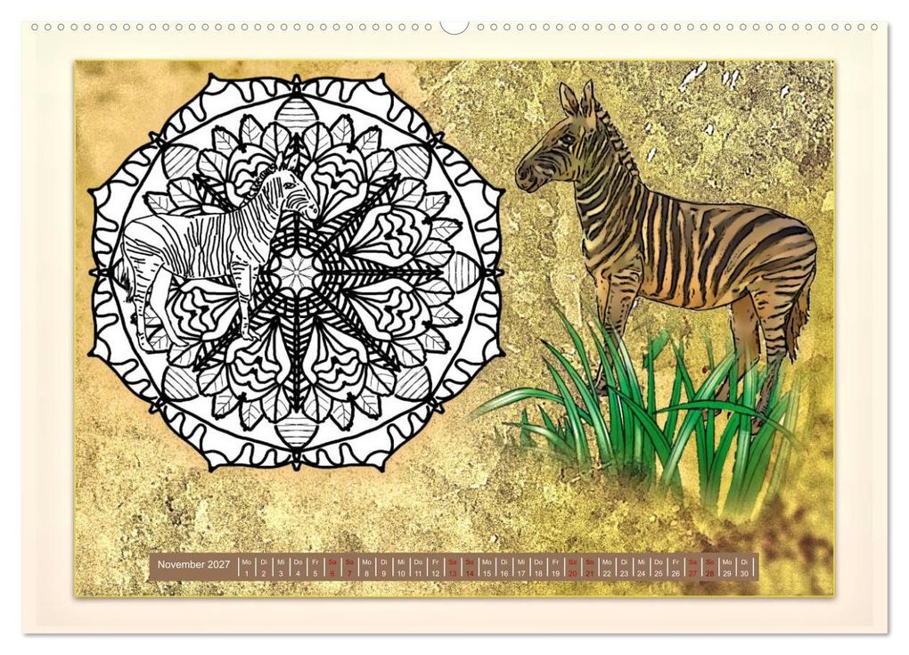 Weitere Ansicht: Mandalas 2027 - Beruhigende Momente (Wandkalender 2027 DIN A2 quer), CALVENDO Monatskalender | Rufebo, Calvendo