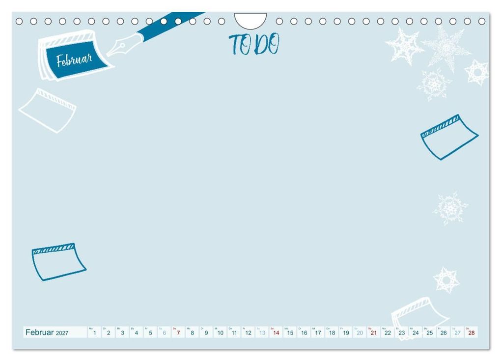 Weitere Ansicht: 12 x Zettelwirtschaft - Bastelkalender (Wandkalender 2027 DIN A4 quer), CALVENDO Monatskalender | ROTH-Design