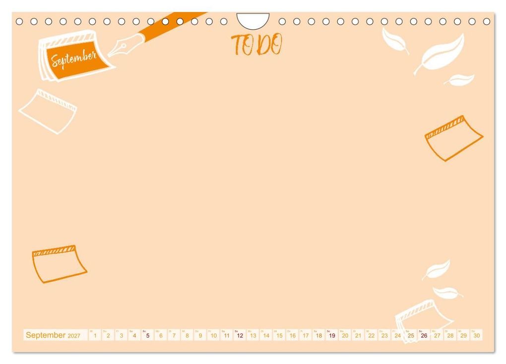 Weitere Ansicht: 12 x Zettelwirtschaft - Bastelkalender (Wandkalender 2027 DIN A4 quer), CALVENDO Monatskalender | ROTH-Design
