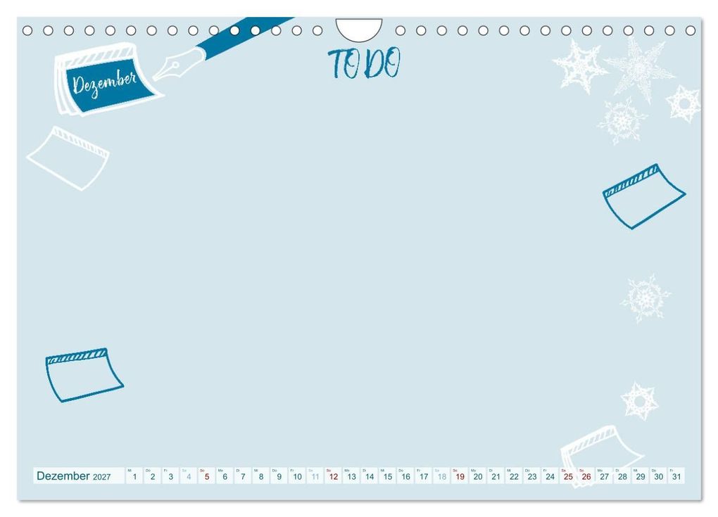 Weitere Ansicht: 12 x Zettelwirtschaft - Bastelkalender (Wandkalender 2027 DIN A4 quer), CALVENDO Monatskalender | ROTH-Design