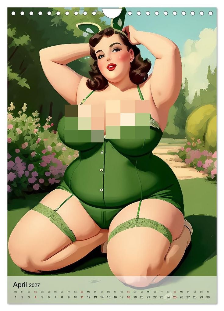 Weitere Ansicht: Pin up Girls Heiße Kurven mit Retro Charme (Wandkalender 2027 DIN A4 hoch), CALVENDO Monatskalender | pixs:sell, Calvendo