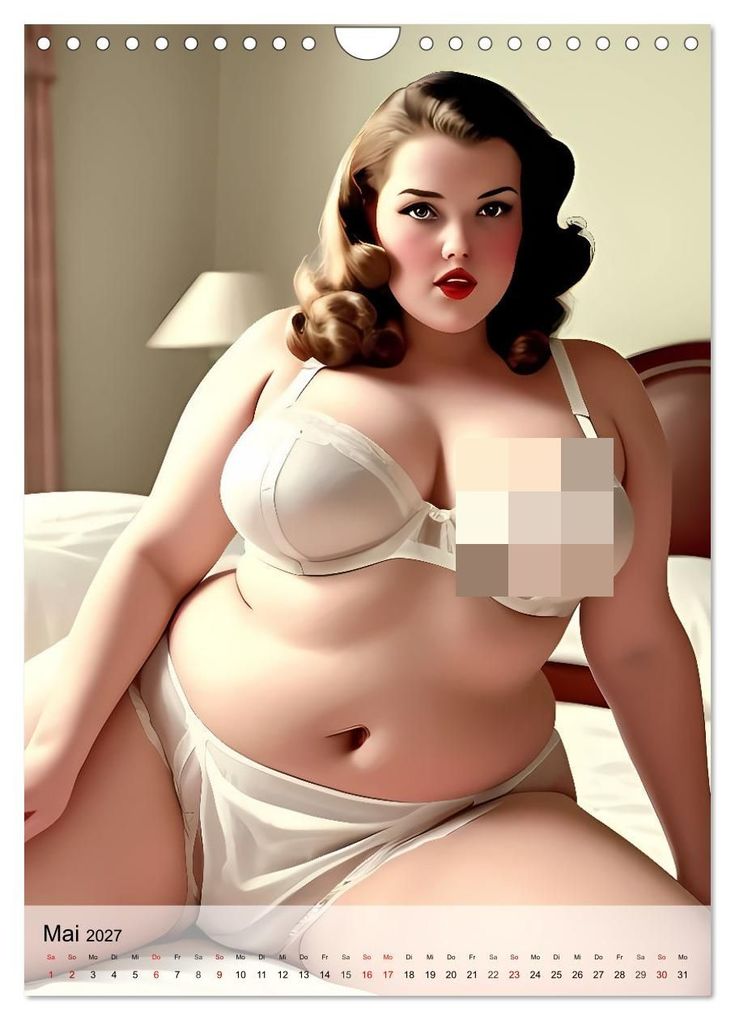 Weitere Ansicht: Pin up Girls Heiße Kurven mit Retro Charme (Wandkalender 2027 DIN A4 hoch), CALVENDO Monatskalender | pixs:sell, Calvendo