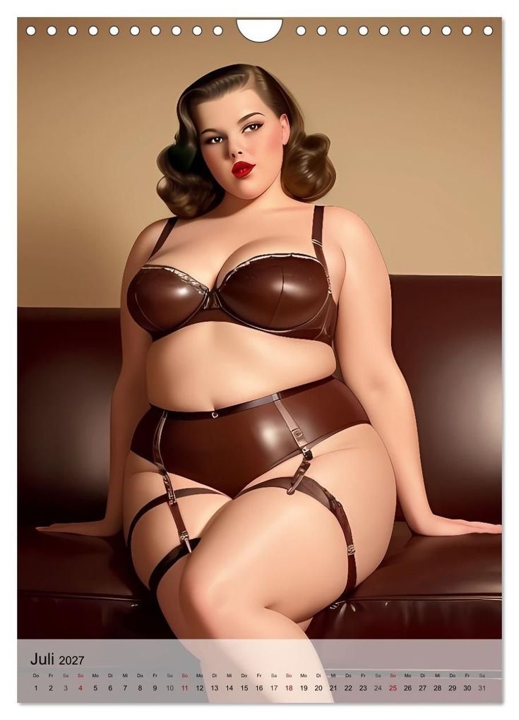 Weitere Ansicht: Pin up Girls Heiße Kurven mit Retro Charme (Wandkalender 2027 DIN A4 hoch), CALVENDO Monatskalender | pixs:sell, Calvendo