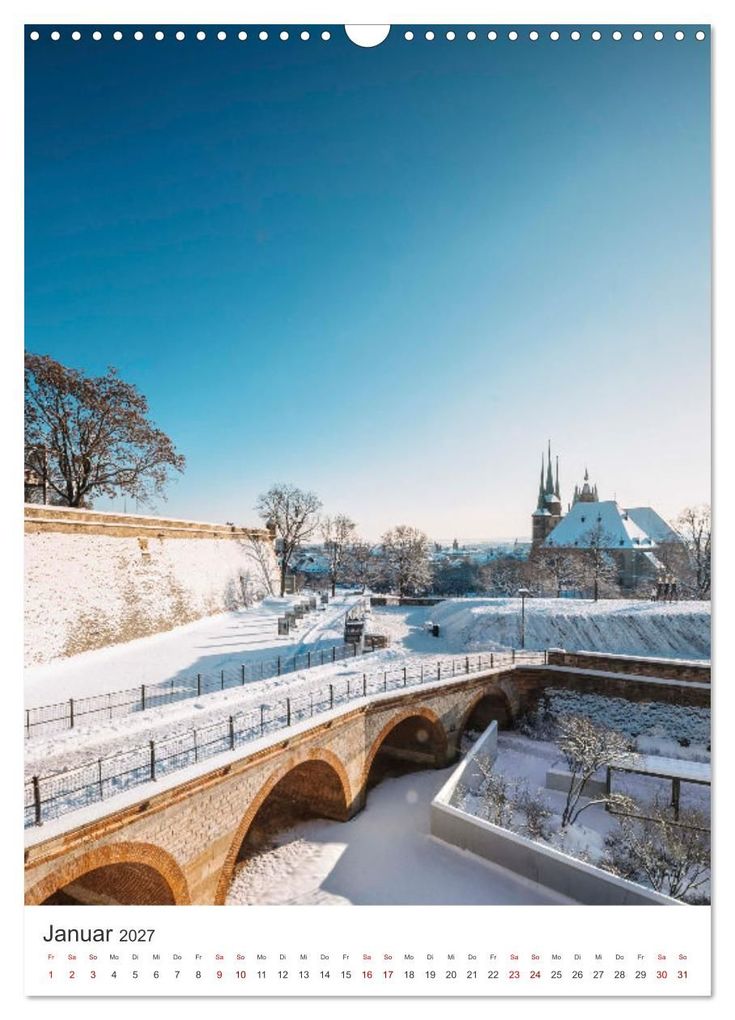 Weitere Ansicht: Erfurt - Die romantische Altstadt (Wandkalender 2027 DIN A3 hoch), CALVENDO Monatskalender | SnapArt, Calvendo