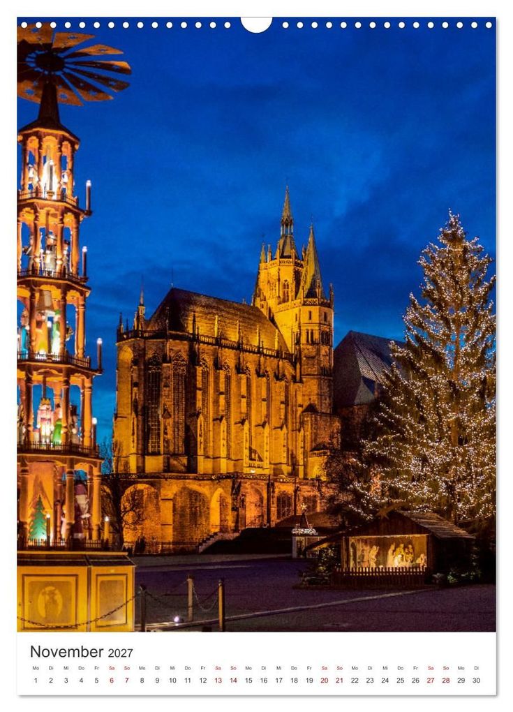Weitere Ansicht: Erfurt - Die romantische Altstadt (Wandkalender 2027 DIN A3 hoch), CALVENDO Monatskalender | SnapArt, Calvendo