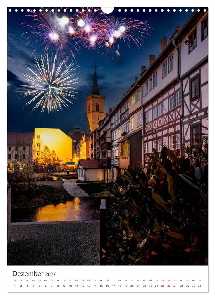 Weitere Ansicht: Erfurt - Die romantische Altstadt (Wandkalender 2027 DIN A3 hoch), CALVENDO Monatskalender | SnapArt, Calvendo