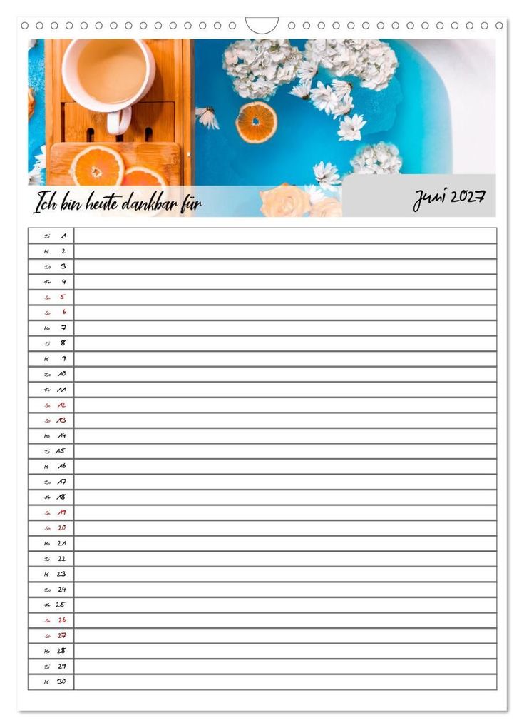 Weitere Ansicht: Ich bin dankbar - ein Jahr voller Achtsamkeit (Wandkalender 2027 DIN A3 hoch), CALVENDO Monatskalender | MD-Publishing, Calvendo