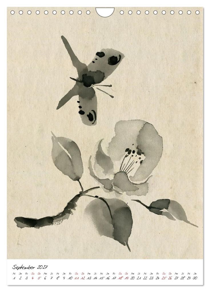 Weitere Ansicht: Sumi-e Kunst im japanischen Stil (Wandkalender 2027 DIN A4 hoch), CALVENDO Monatskalender | Lucia, Calvendo