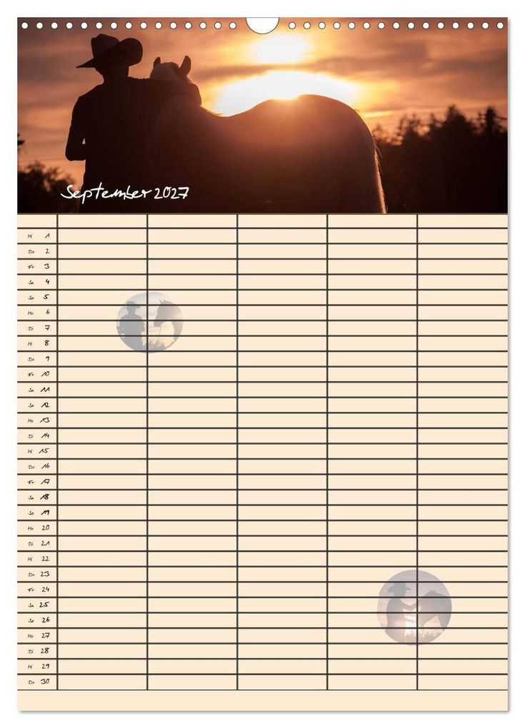 Weitere Ansicht: Haflinger Pferde - Stall- und Familienplaner 2027 (Wandkalender 2027 DIN A3 hoch), CALVENDO Monatskalender | Natural-Golden.de, Calvendo