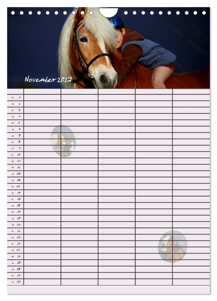 Weitere Ansicht: Haflinger Pferde - Stall- und Familienplaner 2027 (Wandkalender 2027 DIN A4 hoch), CALVENDO Monatskalender | Natural-Golden.de, Calvendo