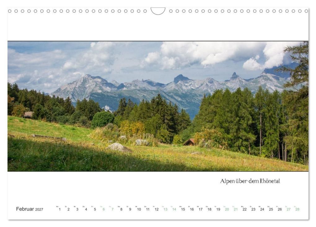 Weitere Ansicht: Nendaz Panorama (Wandkalender 2027 DIN A3 quer), CALVENDO Monatskalender | Kellmann-Art, Calvendo
