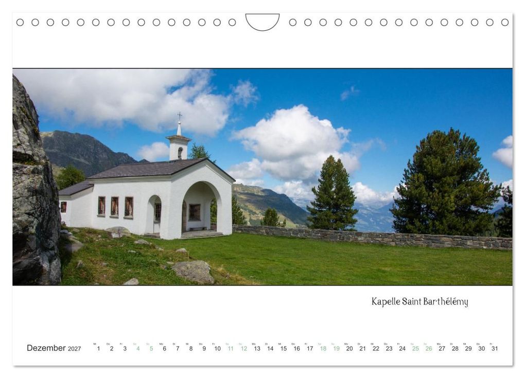 Weitere Ansicht: Nendaz Panorama (Wandkalender 2027 DIN A4 quer), CALVENDO Monatskalender | Kellmann-Art, Calvendo