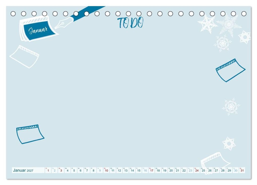 Weitere Ansicht: 12 x Zettelwirtschaft - Bastelkalender (Tischkalender 2027 DIN A5 quer), CALVENDO Monatskalender | ROTH-Design, Calvendo